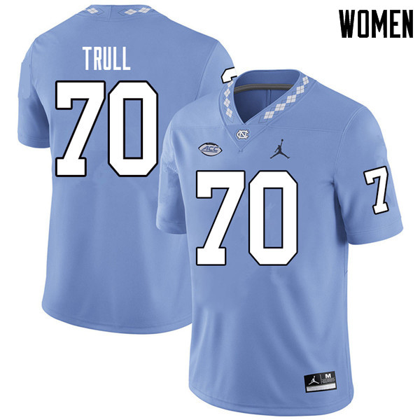 Jordan Brand Women #70 Jonathan Trull North Carolina Tar Heels College Football Jerseys Sale-Carolin